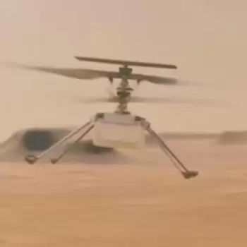 NASA Ingenuity helicopter makes historic flight on Mars