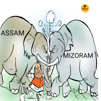 Sketched Thoughts – Assam – Mizoram