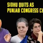 Sidhu Quits as Punjab Congress Chief
