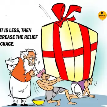 Sketched Thoughts – If it is less, then increase the relief package !!