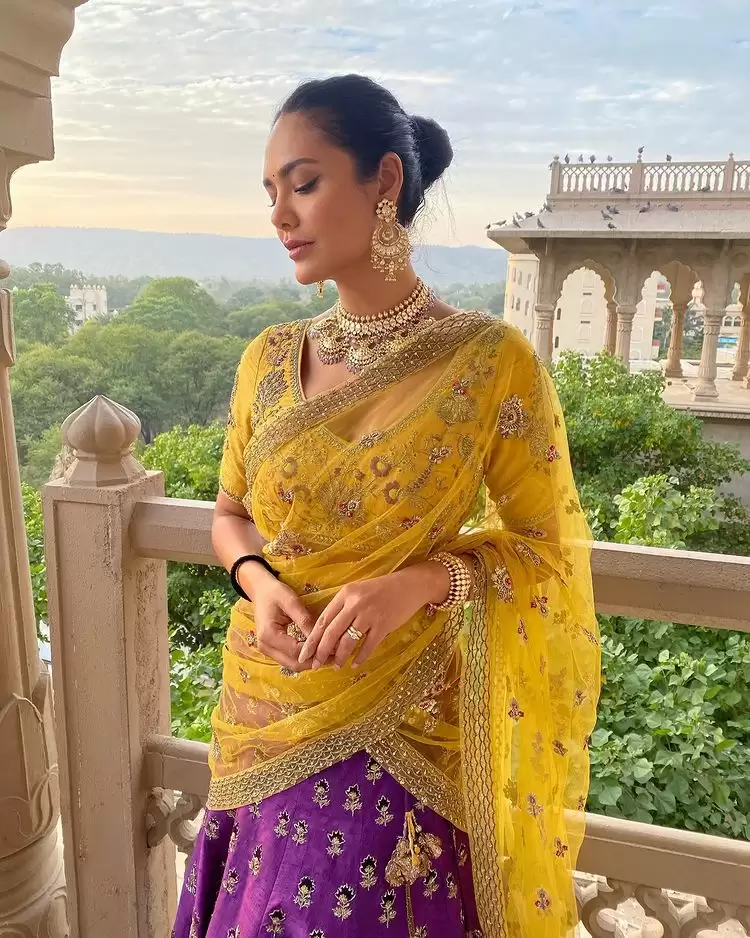 Esha Gupta Saree Looks