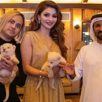 Actress Urvashi Rautela has lioness cub named after her
