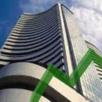 Sensex up by more than 300 points