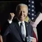 Biden elected President of United States, defeating Trump