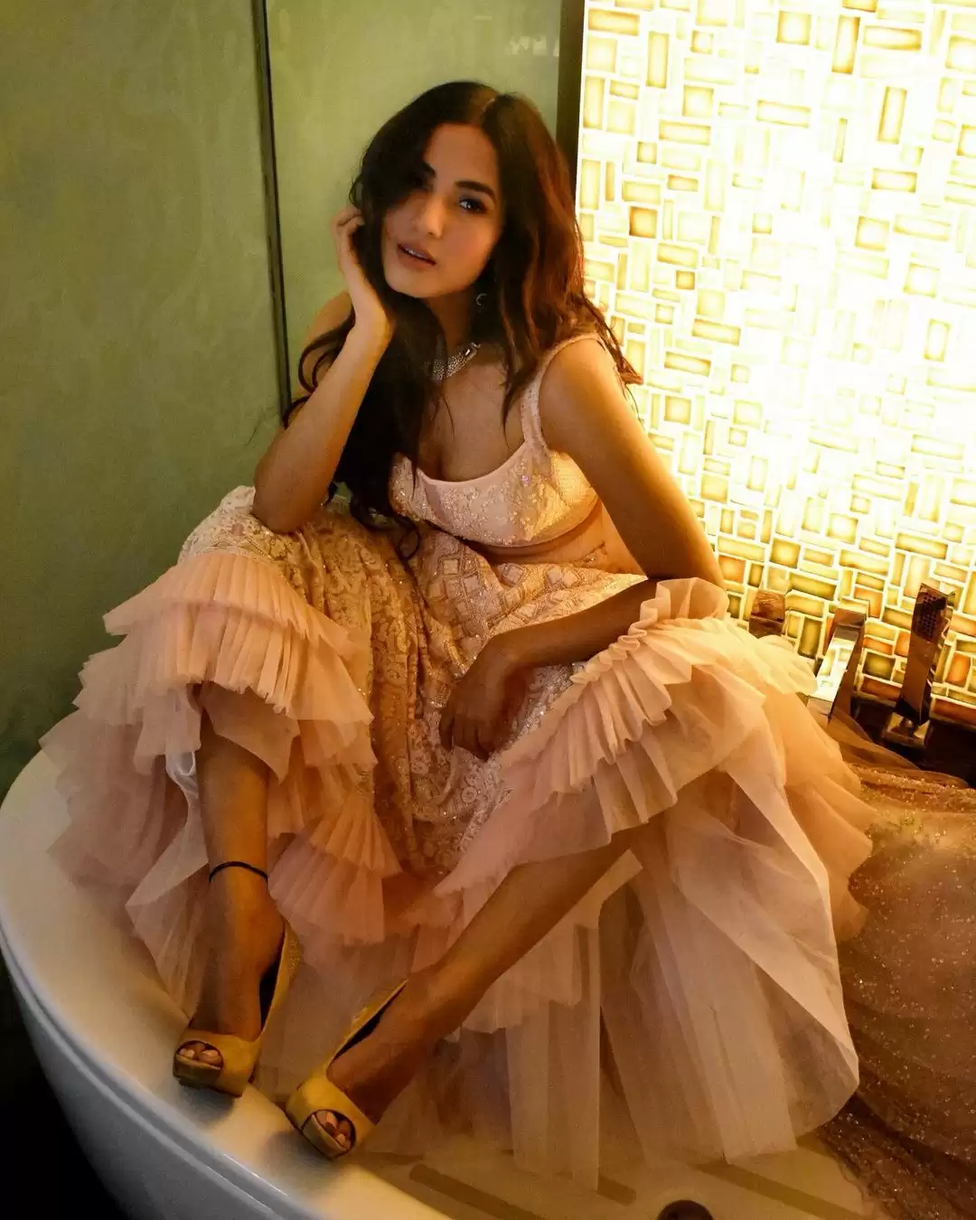 Sonal Chauhan Makes Heads Turn With Her Sexy Ethnic Wear