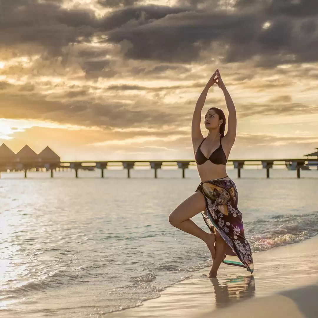 Stunning vacation pictures of Tridha Choudhury !!