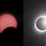 When the shining sun took the form of a diamond ring