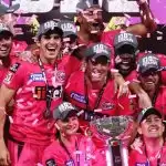 Sydney Sixers won the Big Bash League for the third time