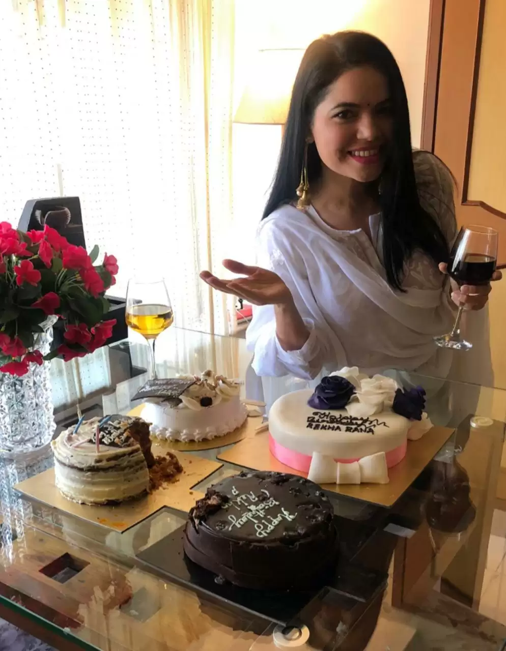 A fun quarantine birthday for actress Rekha Rana!