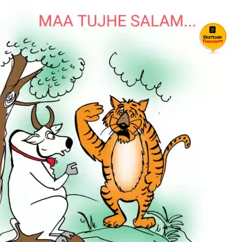 Sketched thoughts- Maa Tujhe Salam