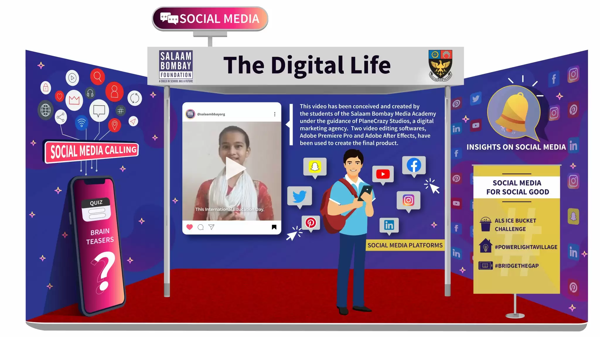 Salaam Bombay Foundation’s Media Academy Students Curate a Unique Virtual Exhibition to Showcase the Power of Media
