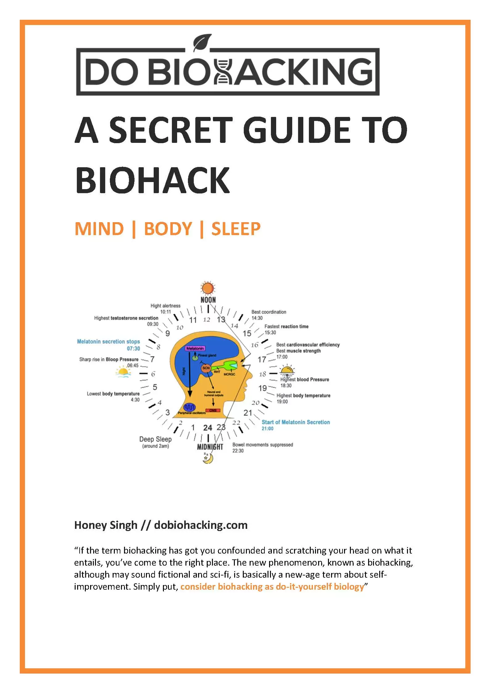 Biohacker & Book Author Honey Singh launches Biohacking Secrets