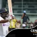 Ashwin scored his fifth Test century