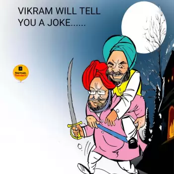 Sketched Thoughts – Vikram will tell you a joke