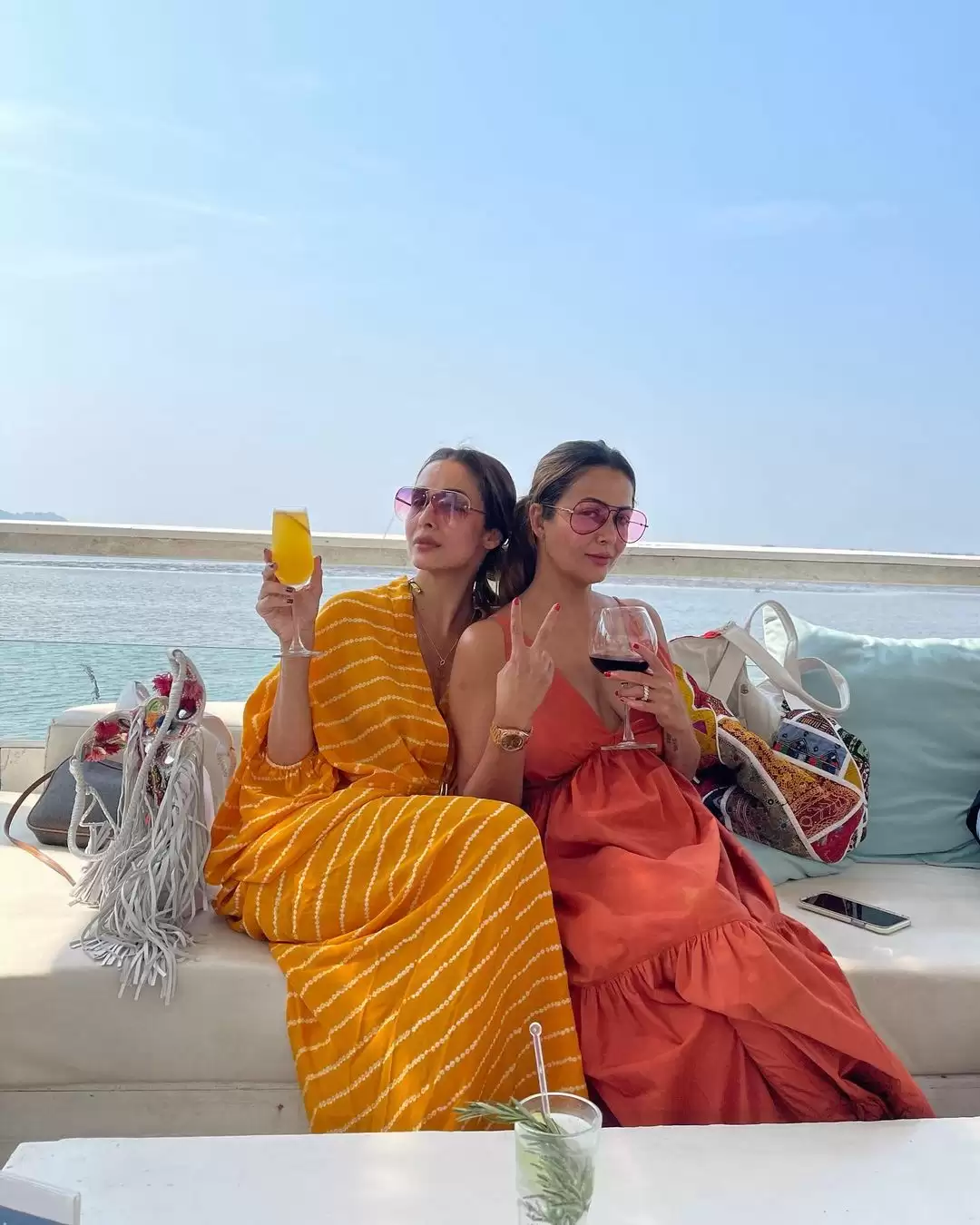 Malaika Arora enjoys beach vacation in Goa; see pictures