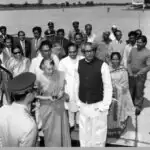 When Indira Gandhi and her cabinet received Sheikh Mujib at Palam