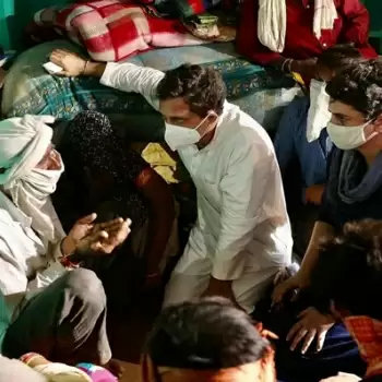 Rahul Gandhi releases video of interaction with Hathras victim’s family