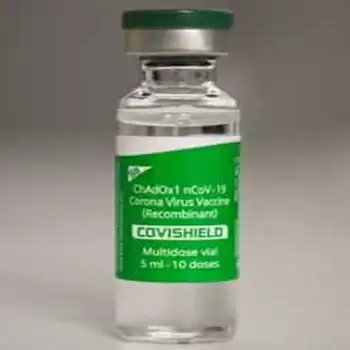 Changes in time interval of second dose of Covishield