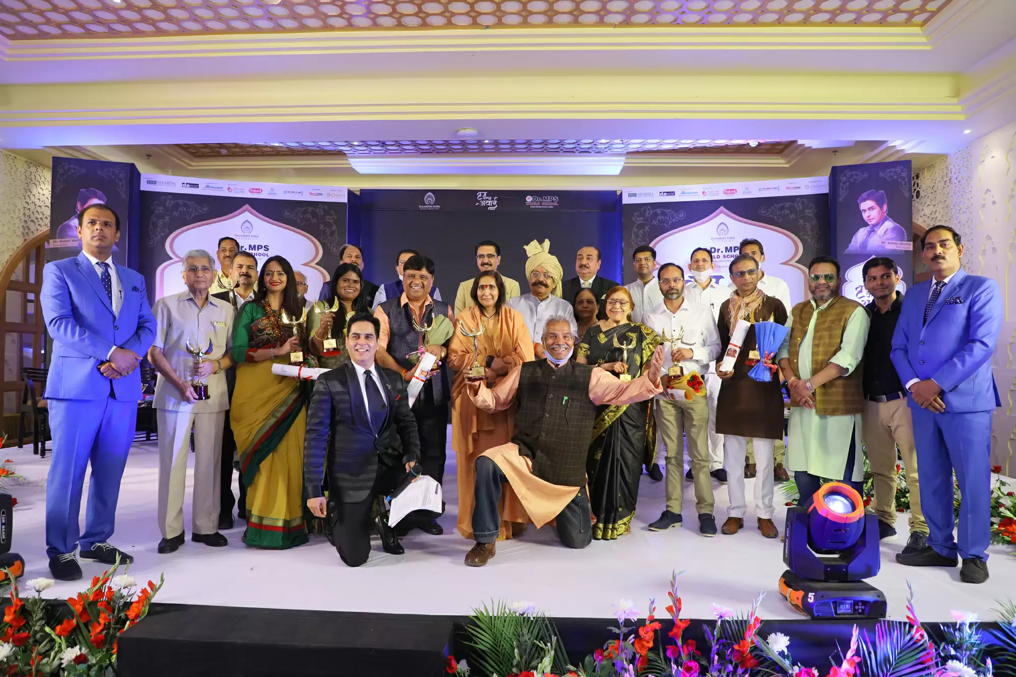 Governor honored Braj’s personalities with Brij’s highest civilian honor