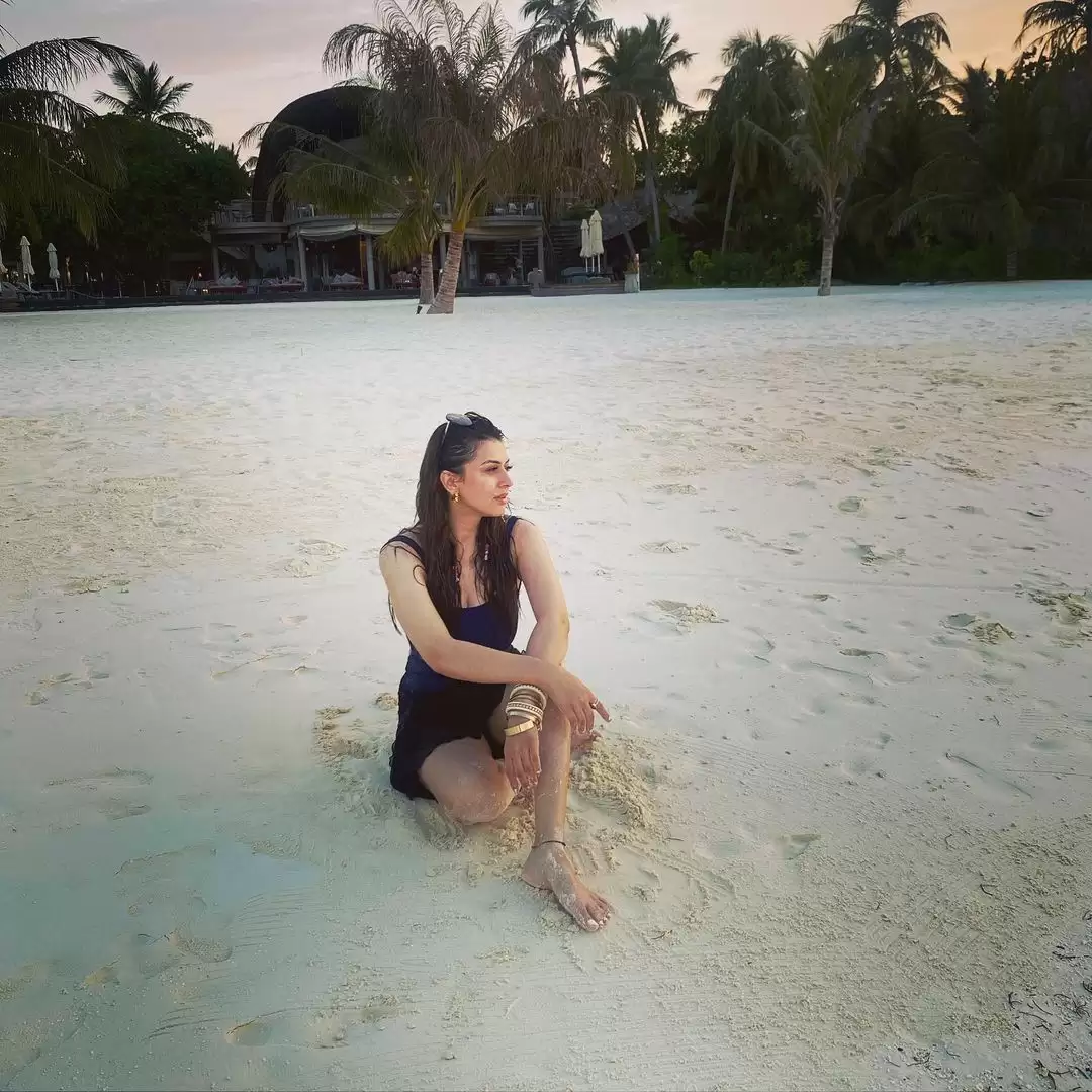 Hansika Motwani Vacations Pictures go viral on the internet.