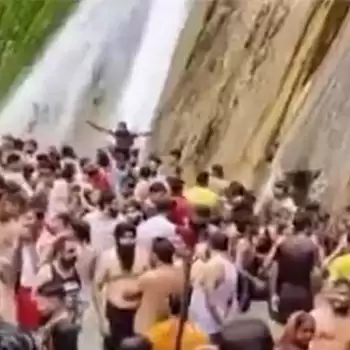 Administration strict: Entry of more than 50 people banned in Mussoorie’s Kamptee Fall