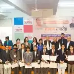 Honour ceremony organized for the promotion of Khadi by Vidya Institute of Fashion Technology.