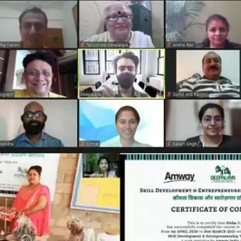 Amway India reinforces the spirit of entrepreneurship among less privileged women, with livelihood skills development program