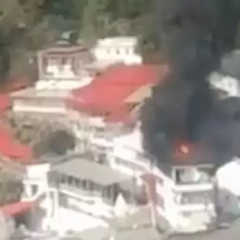 Massive fire broke out in building near Vaishno Devi cave