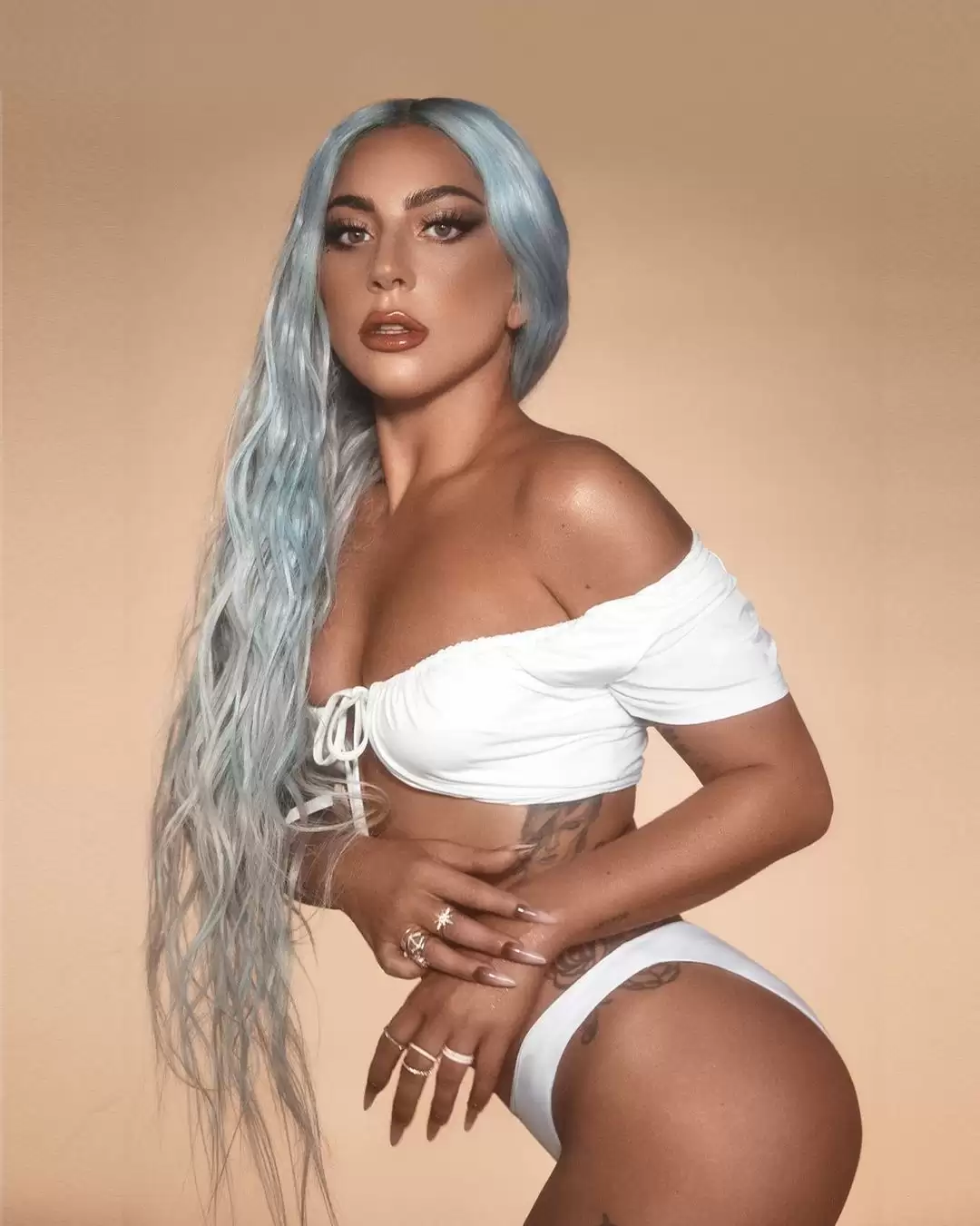 Lady Gaga is creating a virtual storm with her new pictures