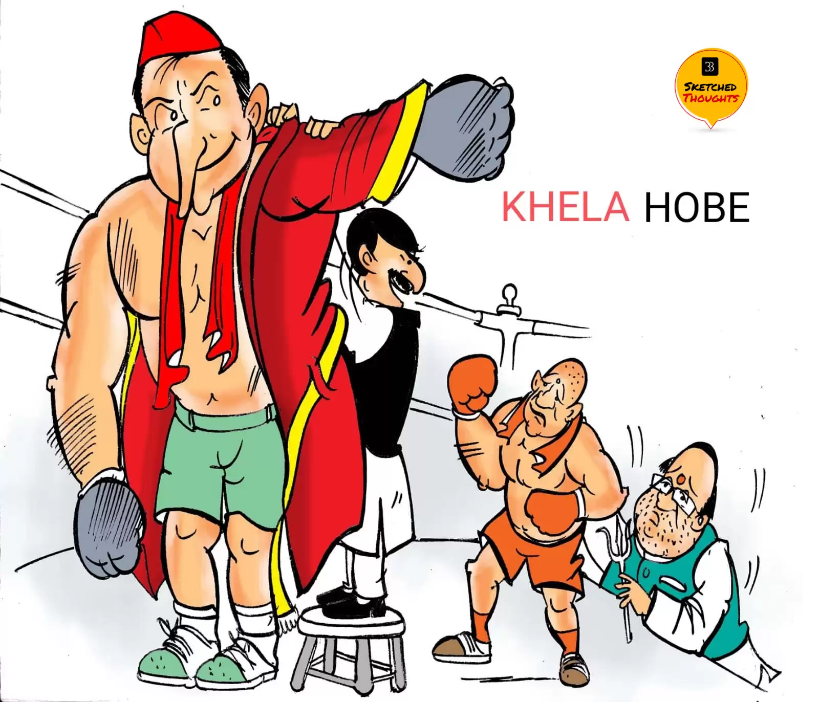 Sketched thoughts – Khela Hobe