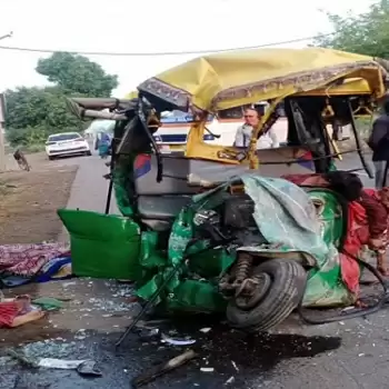 MP: 13 people killed in a fierce collision between bus and auto