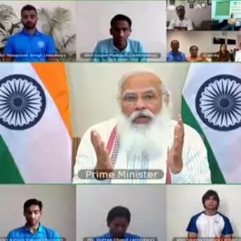 PM Modi encouraged Indian Olympic squad , started  #cheer4india campaign