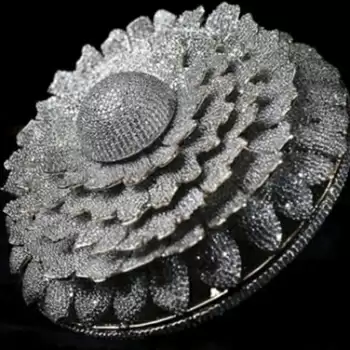Meerut based jeweller Harshit making ring with 12,638 diamonds, conferred Guinness record