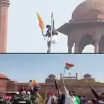 Farmers hoisted their flag on Red Fort, uncontrolled situation