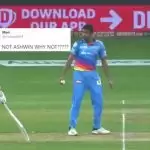 Ashwin issues warning after not ‘Mankading’ Finch