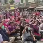 Thousands protest Myanmar coup despite internet ban