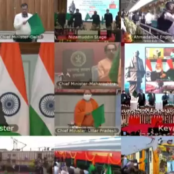PM Modi flags off eight trains connecting Statue of Unity