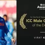 Kohli named ICC Male Cricketer of the Decade