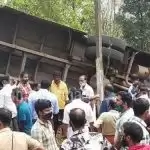 Seven people died when bus overturned in Kerala