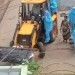 COVID-19 victim’s body towed away on JCB in Andhra Pradesh