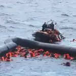 Ship overturns off Libyan coast, killing 74 migrants