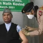 President Kovind gets first shot of COVID-19 vaccine