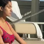 Disha rocked in social media in red bikini