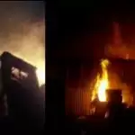 Factory in Nashik caught fire,10 fire brigade reached on the spot.