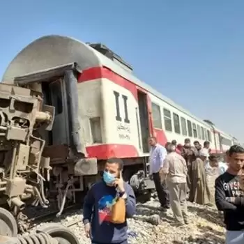 Trains collided in southern Egypt, 32 killed, 108 injured