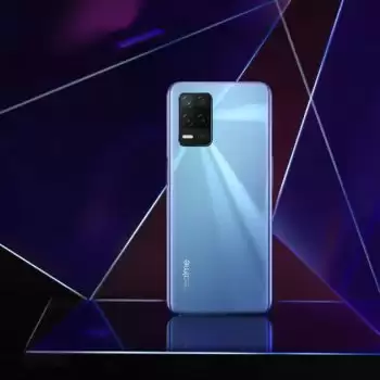 Realme 8 5G, first sale today in India, comes with a 5,000mAh battery and a triple rear camera setup.