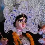 Durga Puja pandals in Delhi and West Bengal