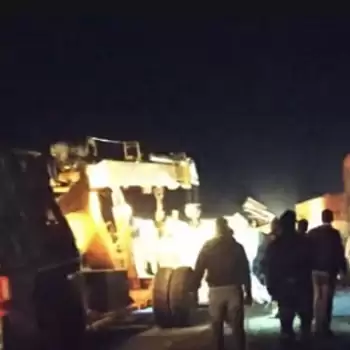 A horrific road accident in Kurnool district in Andhra Pradesh, 14 dead