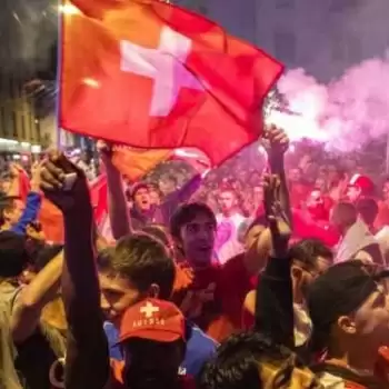 Switzerland in party mood after historic win over France