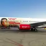 Spicejet’s salute to Sonu Sood, posted picture on Boeing 737